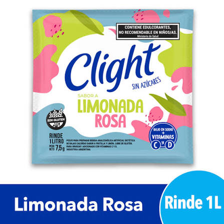 JUGO E/SOBRE CLIGHT LIMONADA ROSA